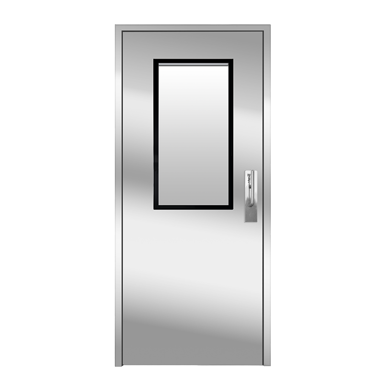 Čisté dveře z nerezové oceli