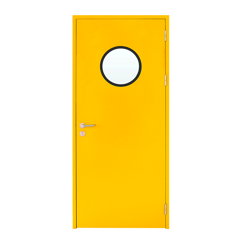 Typ s kruhovým rámem Ocelové čisté dveře