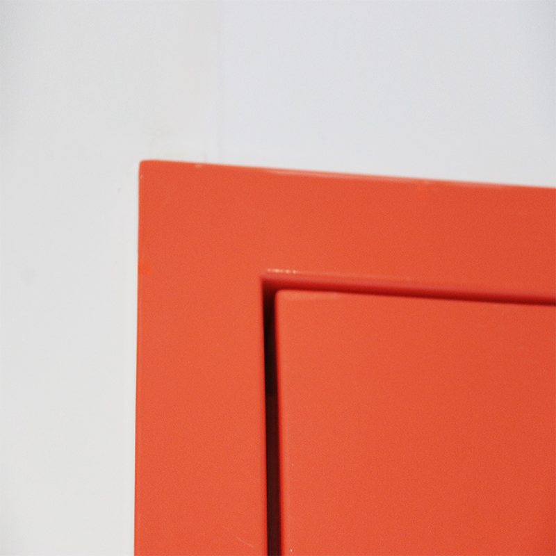 Typ s kruhovým rámem Ocelové čisté dveře