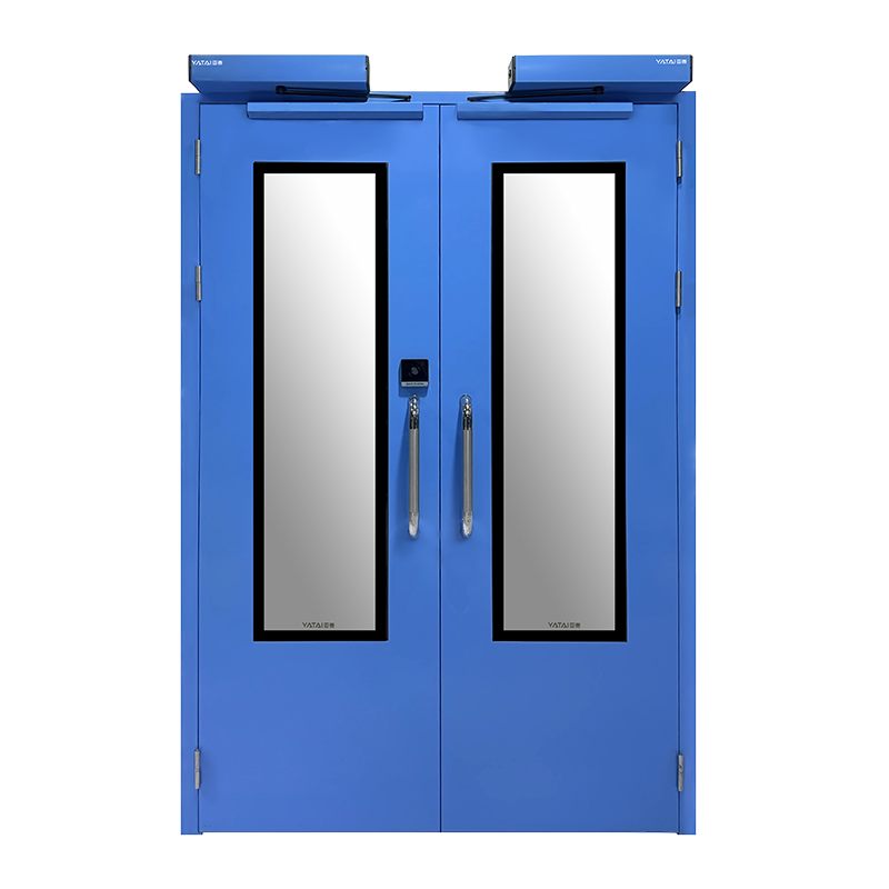 Ocelové automatické křídlové dveře