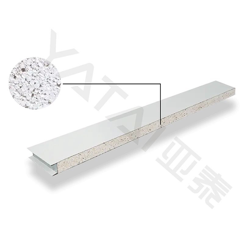 Strojově vyrobený sendvičový panel s oxidem síranem hořečnatým